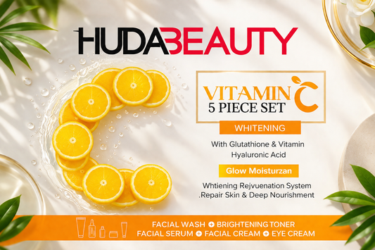 HUDA BEAUTY Vitamin C 5-Piece Skincare Set