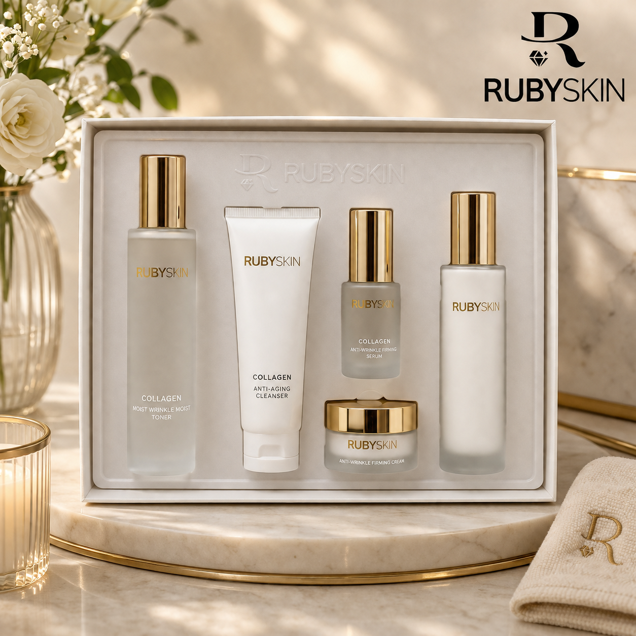 RUBYSKIN Collagen Skincare Set