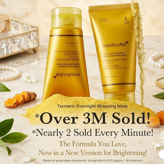 Medicube Kojic Acid Turmeric Overnight Wrapping Peel Off Mask